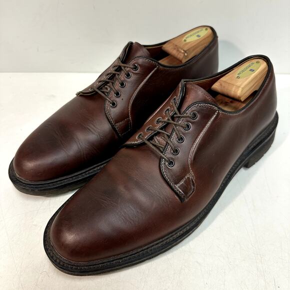 EXCELLENT Alden Plain Toe Blucher Brown Horween Chromexcel PTB